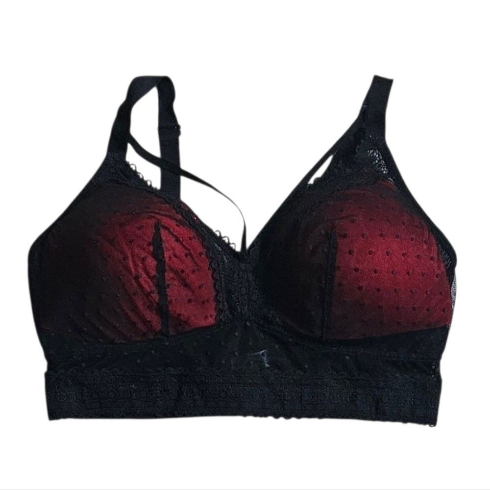 Parfait Mia Dot Full Busted Lightly Padded Wire Free Bra SZ 34G